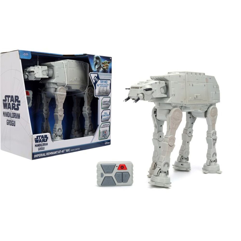 Jada Toys - Star Wars AT-AT Mandalorian & Grogu Remote Controlled Walker